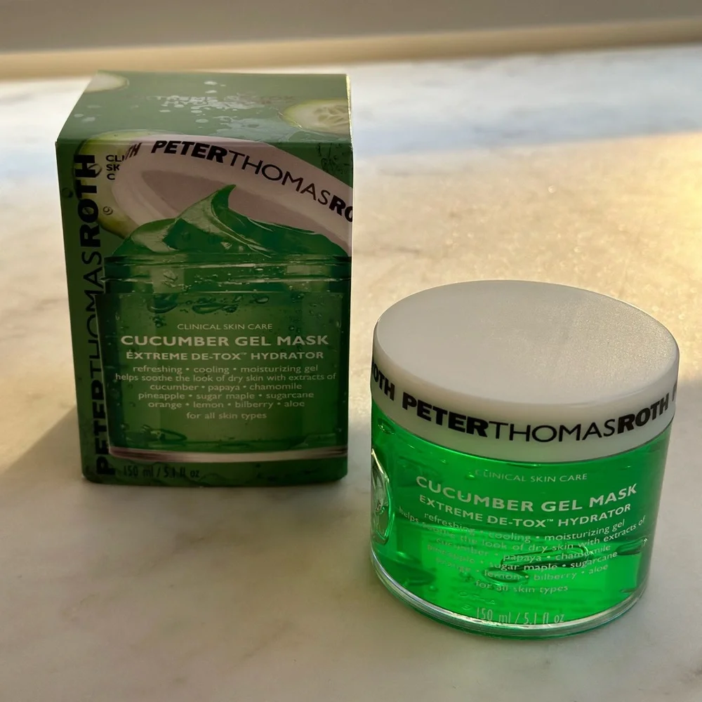 NWT Peter Thomas Roth Cucumber Gel Mask Extreme Detoxifying Hydrator